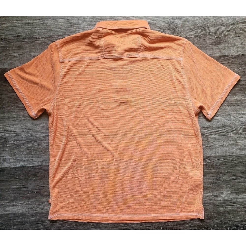 Tommy Bahama Men's Large Orange Polo With Marlin Logo - Picture 4 of 4